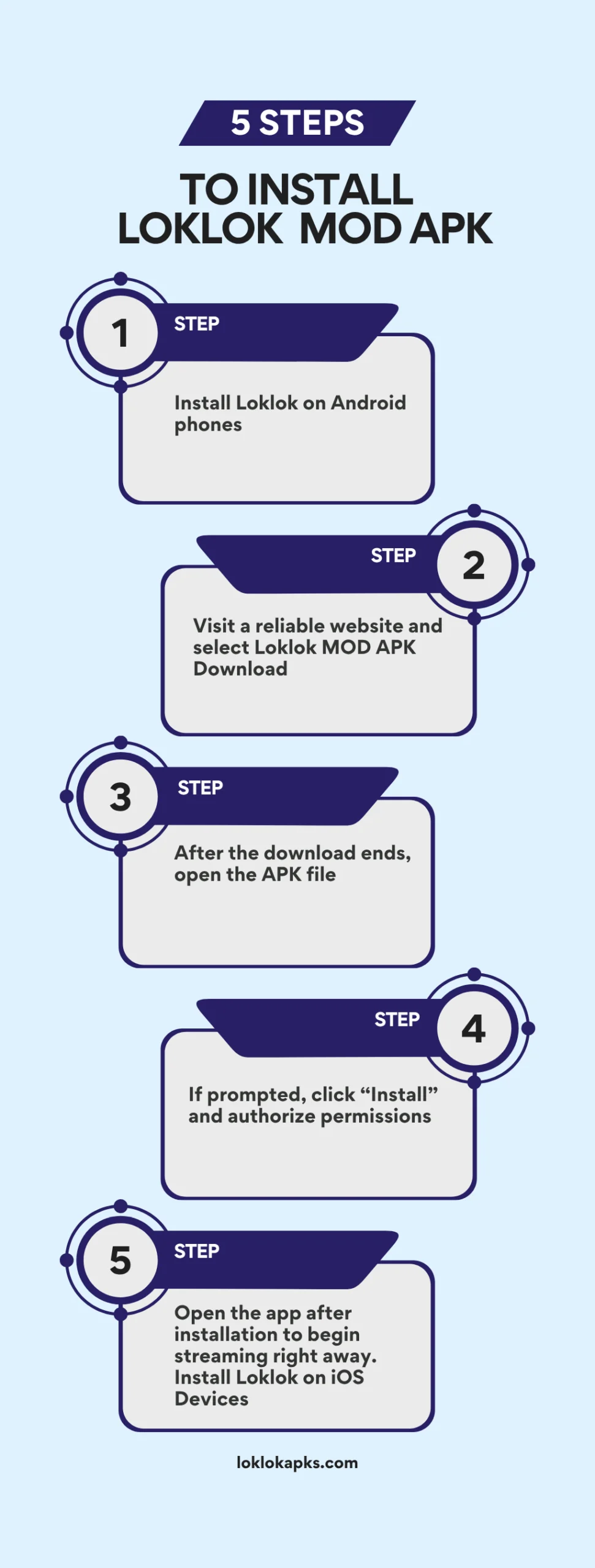5 Steps to Install Loklok Mod APK